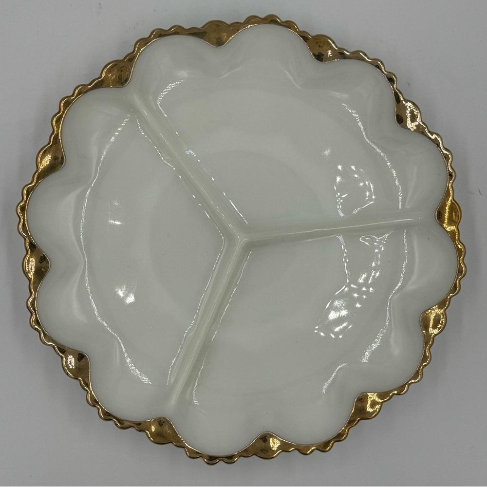 Anchor Hocking Vintage Fire-King Divided Relish Tray